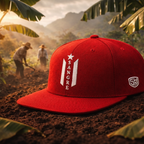 Skrypt Wear™ SANGRE Snapback — Isla Unida Collection